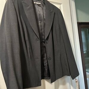 Gray Blazer Jacket and skirt